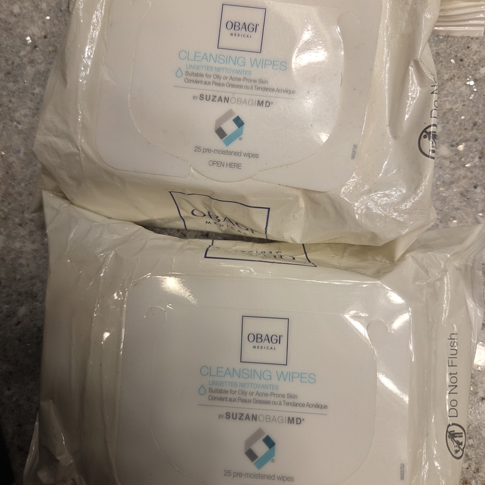 Obagi Cleansing Wipes 2 Packs Of 25